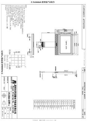 128X64 Dots Stn Film LCD وحدة تحكم St7565r