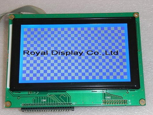 FSTN 75mA الخلفية 240x128 نقطة COB LCD وحدة العرض FFC مع الضوء الأسود الأبيض