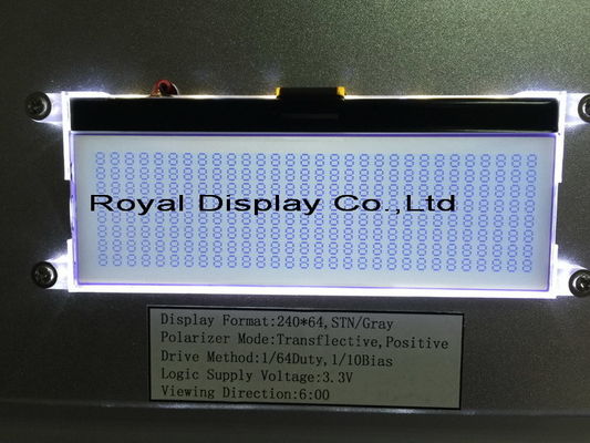 حجم مخصص 240X64 STN متوازي FFC UC1611s وحدة تحكم جرافيك LCD وحدة Serial Cog أحادية اللون
