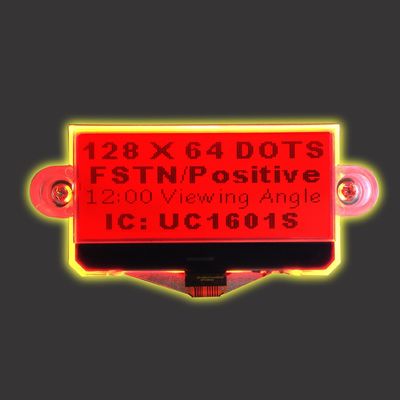 128 * 64 نقطة وحدة FSTN شاشة عرض LCD إيجابية أحادية اللون ترس متوازي ST7565R