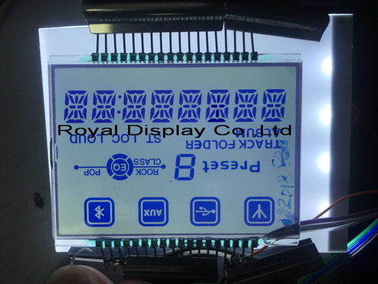 قم بتخصيص الإشارة الرقمية المتوازية 45mA 7 وحدة شاشة LCD للجزء STN لمعدات الراديو والمعدات الطبية