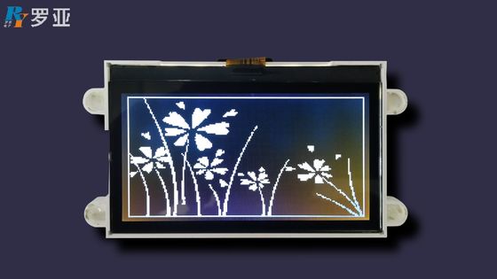 192 * 64 نقطة الرسم انخفاض استهلاك الطاقة Stn-Grey White LED Backlight Module LCD Display