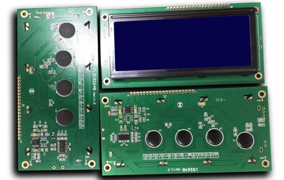 192 * 64 نقطة الرسم انخفاض استهلاك الطاقة Stn-Grey White LED Backlight Module LCD Display