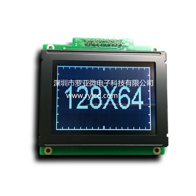LCD الصانع الرسم 128 × 64 نقطة Mon FSTN St7565r مزود الطاقة 3V الجرافيك FPC شاشة LCD الإيجابية 12864Cog