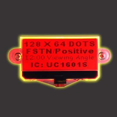 128X64dots شاشة عرض LCD رسومية مصنع بالجملة شاشة عرض LCD 12864 أزرق أصفر وأخضر