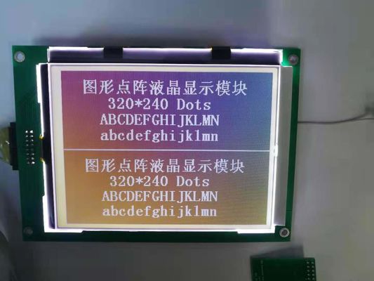 320X240 نقطة حجم مخصص موصل Rtp FSTN لوحة أحادية اللون إيجابية وحدة LCD
