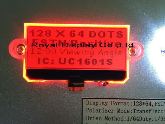 المبيعات الساخنة الأزرق المسلسل Spi صغير 128X64 الرسم الترس / COB Blacklight شاشة LCD الوحدة النمطية