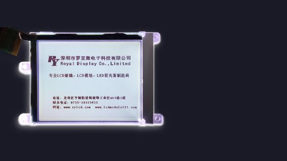 المبيعات الساخنة 12864 Cog 3V FFC-Connector DOT Matrix Graphic Monochrome LCD Display