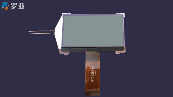 المبيعات الساخنة 12864 Cog 3V FFC-Connector DOT Matrix Graphic Monochrome LCD Display