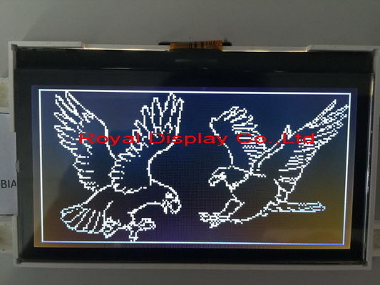 تخصيص STN / FSTN 192 * 64 نقطة بحجم COG Graphic LCD وحدة أحادية LCD خلفية بيضاء