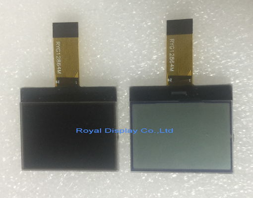 3 فولت FPC FSTN LCM COG LCD وحدة 128 × 64 نقطة واجهة متوازية