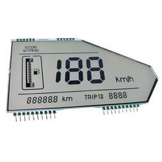 عداد سرعة دراجة نارية مكون من 7 قطع شاشة عرض LCD انعكاسية RY013