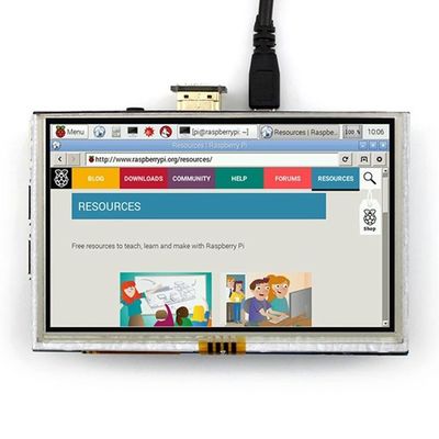 5 Inch Resistive/Capsitive Touch Screen Monitors glass for tft lcd touch For POS and Air Conditioner