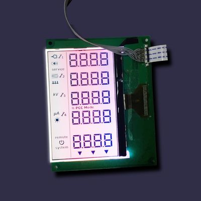 مخصص كهربائي Va Tn Htn Stn 3.3 فولت FSTN أحادي معدات طبية أداة 7 أجزاء وحدة LCD TN إيجابية LCD VA لوحة