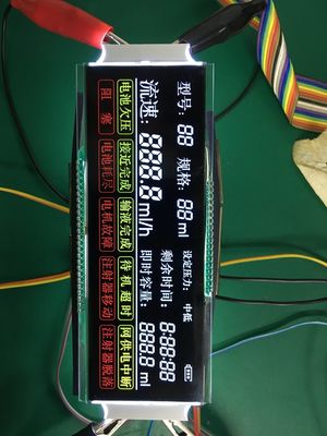 شاشة عرض LCD إيجابية مقطعية 128X64 من النقاط 45mA 5V COG مع 2 شاشة حريرية ملونة