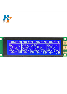 شاشة عرض LCD رسومية ISO STN 5.25V زرقاء 256 × 64 شاشة LCD سلبية