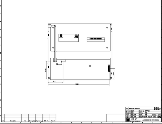 10.4 بوصة TFT LCD وحدة 640X480 RGB G104V1-T03 Innolux Transmissive