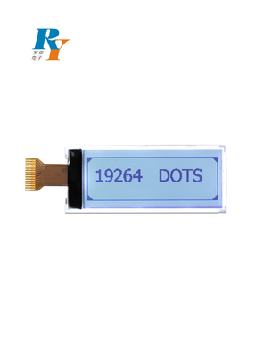شاشة عرض LCD ذات رسوم متسلسلة متوازية FSTN أحادية اللون ترس 3 فولت 192 × 64