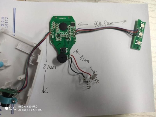 لوحة عرض LCD مخصصة مع إضاءة خلفية LED لميزان حرارة الجبين