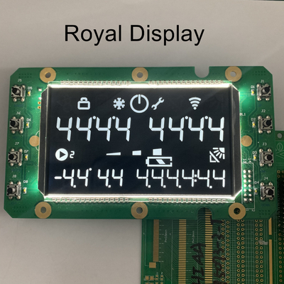 شاشة LCD VA مخصصة IPS 7Segment وحدة جرافيك LCD مع إضاءة خلفية PCB