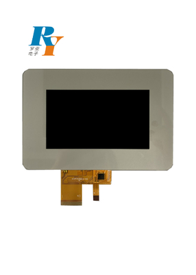 شاشة عرض LCD TFT مقاس 4.3 بوصة 480 × 272 نقطة بإضاءة خلفية CTP مع غطاء زجاجي ولوحة لمس