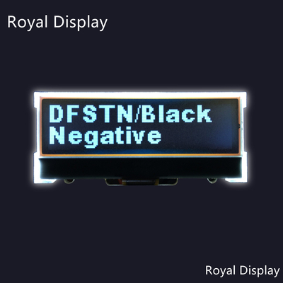 شاشة عرض LCD رسومية أحادية اللون 128X32 DFSTN باللون الأسود