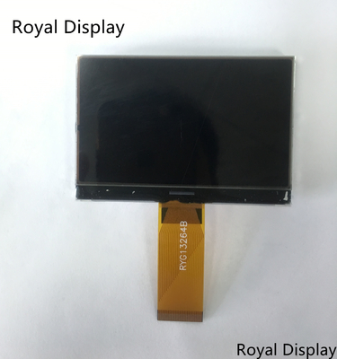 DFSTN شاشة جرافيك LCD 132 × 64 نقطة 30 دبوس مع موصل FPC