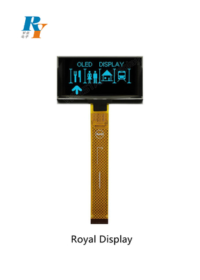 شاشة OLED 128 × 64 نقطة 2.7 بوصة SSD1309 COG FPC أحادية اللون