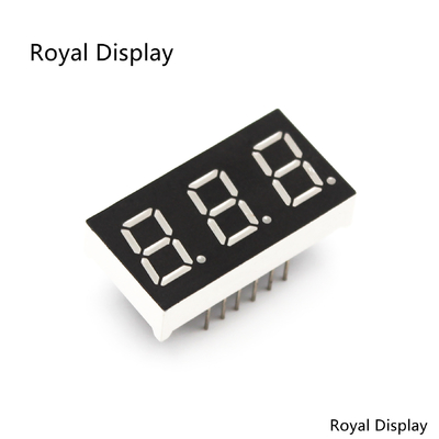 100mcd شاشة LED مكونة من 7 أجزاء 3 أرقام شاشة LED رقمية تعمل باللمس PCAP
