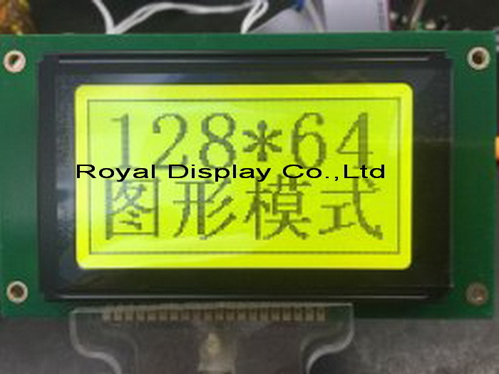 128 * 64 وحدات STN LCD الرسومية مع ضوء LED خلفي أحمر أحمر 20 دبوس ST7565 3.5v شاشة صناعية