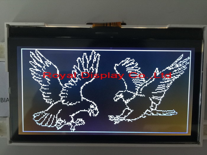 192*48 وحدة LCD الرسومية مع الضوء الخلفي AT0107 6H 12H عرض صناعي درجة حرارة واسعة