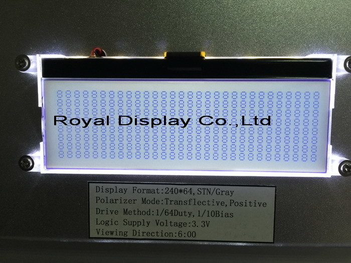 320*64 ستان غرافيك LCD Module حجم كبير LC7981 العرض الصناعي مع الضوء الخلفي