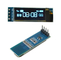 0.91 بوصة 128x32 I2C IIC Serial Blue 0.91 '' OLED LCD Display Module SSD1306 Driver