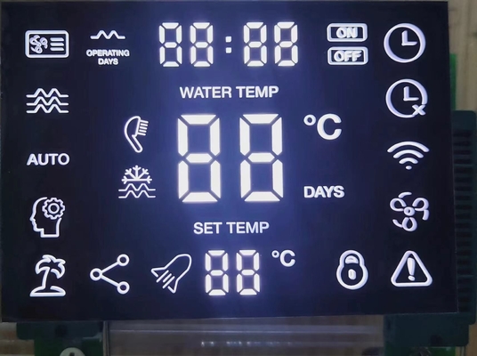 خصيص 7 قطعة عرض LED لوحات الألوان الأبيض أحادي الجودة الصناعية
