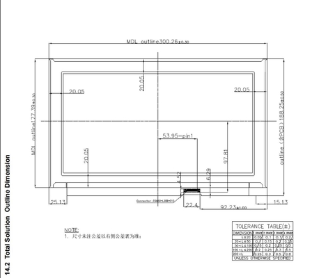 13.3'' TFT LCD Module Innolux 1920*1080 RGB جهاز كمبيوتر محمول عالي التباين شاشة عرض واسعة