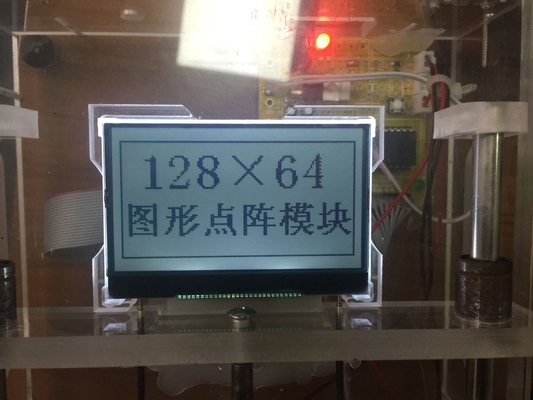128 * 64 وحدة LCD الرسومية FSTN 6H AT0108 AT0107 مع شاشة العرض الصناعي PCB LED الضوء الخلفي