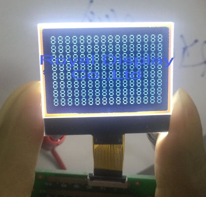 128 * 64 وحدة LCD الرسومية أحمر STN لون اختياري ST7920 / ST7921 مع شاشة عرض صناعية مضاءة