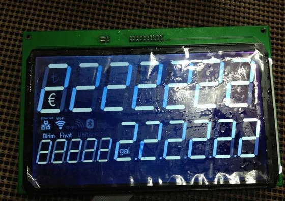 وحدة LCD ناقلة سلبية DFSTN للدرجة الحرارية الواسعة للغاية لموزع الوقود
