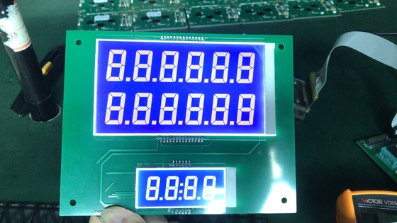 DFSTN LCD Module For Fuel Dispenser Industrial Display Super Wide Temperature Transmissive Negative قابل للتخصيص