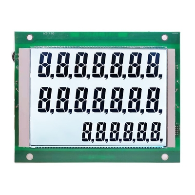STN وحدة LCD زرقاء 6H درجة حرارة واسعة درجة حرارة واسعة جهاز شحن الوقود مع PCB