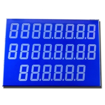 STN وحدة LCD زرقاء 6H درجة حرارة واسعة درجة حرارة واسعة جهاز شحن الوقود مع PCB