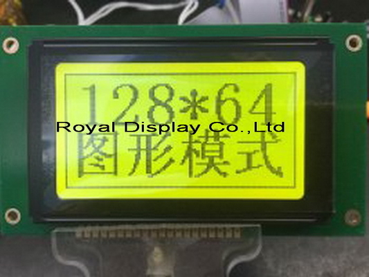 128 * 64 وحدات STN LCD الرسومية مع ضوء LED خلفي أحمر أحمر 20 دبوس ST7565 3.5v شاشة صناعية