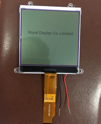 128*128 وحدة LCD الرسومية STN صفراء خضراء درجة حرارة واسعة 6H الشاشة الصناعية