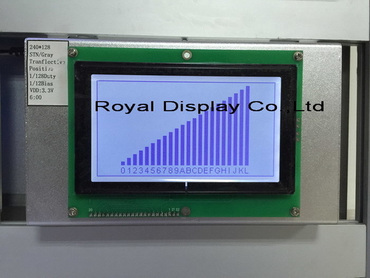 240*128 وحدات LCD الرسومية FSTN مع شاشة PCB T6963C عرض صناعي ذات درجة حرارة واسعة