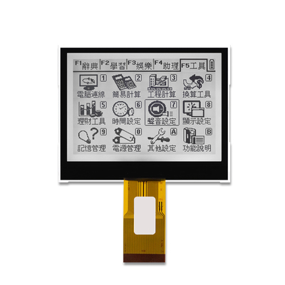 480*160 وحدة LCD الرسومية FSTN 6H عرض صناعي إيجابي عاكس