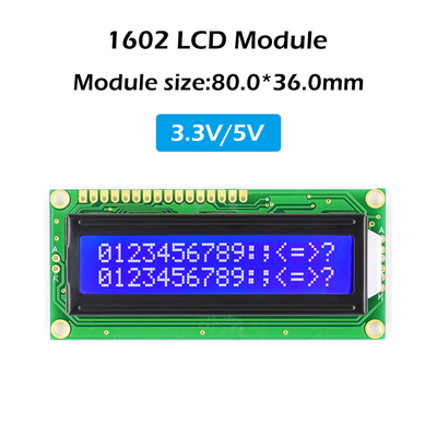 20*2 2002 وحدات شاشة LCD ذات الأحرف الكبيرة الحجم العريض درجة الحرارة الصناعية