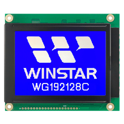 192*128 درجة حرارة واسعة Winstar استبدال RA6963 وحدة LCD IC