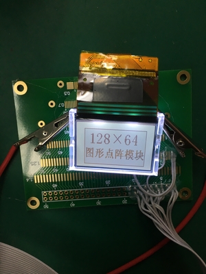 STN إيجابي 128 * 64 الرسومات ST7920 6H وحدات LCD الحرارة العريضة LM3033DW