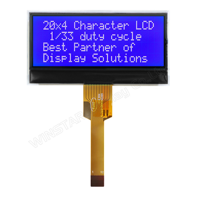 20 * 4 FSTN وحدات LCD أحادية اللون I2C ذات درجة حرارة واسعة استبدال Winstar