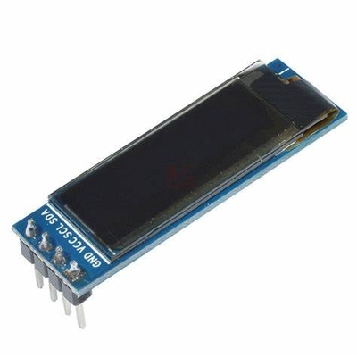0.91' 128*32 أحادي اللون الدرجة الحرارية العريضة OLED مع وحدة LCD PCB